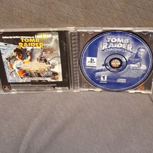 PS1 Tomb Raider Chronicles game